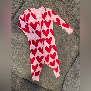Hannah Andersson 12-18 month Heart Pajamas
